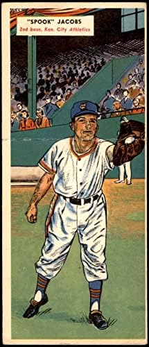 1955 Topps # 47/48 - Спук Джейкъбс/Джони Грей Лека атлетика/Athletics (Бейзболна картичка) VG Лека атлетика/Athletics