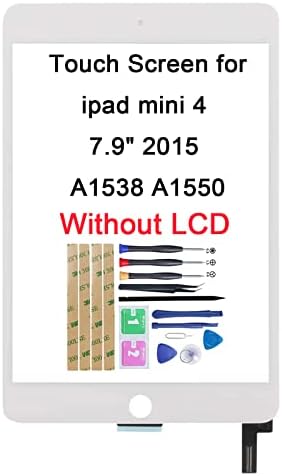 Смяна на сензорен екран JayTong за i-pad Mini 4 7,9 2015 A1538 A1550 с цифров преобразувател докосване на екрана