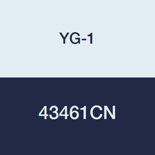 Бележка fresa YG-1 43461CN HSSCo8, 4 Канала, Нормална дължина, Топка на върха, Калай покритие, Дължина 4-1/2