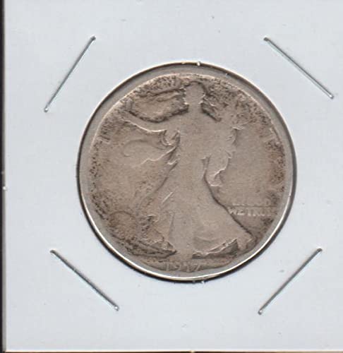 1917 Либърти Woking (1916-1947) (90% сребро) Полдоллара Много добре