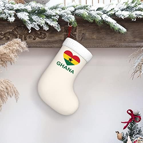 QG ZZX Любов Гана Коледен Отглеждане на Коледни Чорапи, Камина Окачен на Стелката 18 Инча(А) А) Празнична Украса