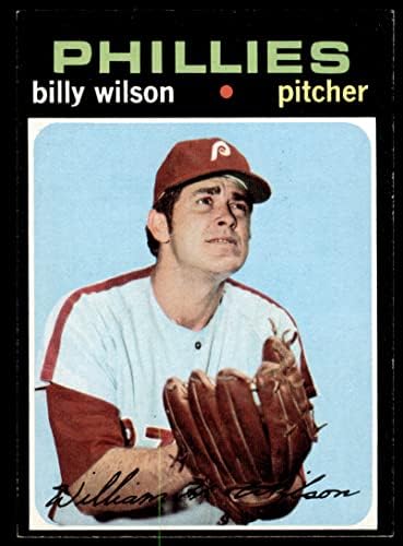 1971 Topps # 192 Бил Уилсън Филаделфия Филис (Бейзболна картичка) NM Phillies