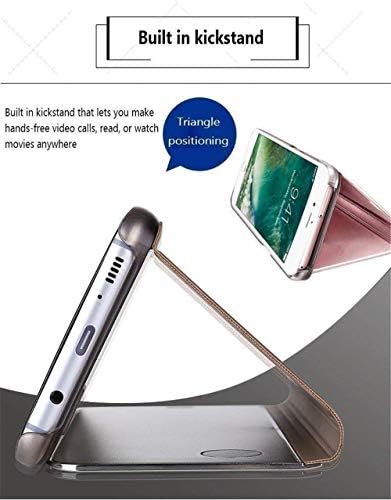 ISADENSER Galaxy S20 Ultra Case Samsung S20 Ultra Case с прозрачен Огледално покритие, Огледален Блясък за Грим,