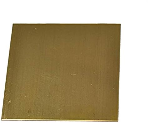 NIANXINN Месинг Ламарина, метал, от мед Лист Суровини За Охлаждане на Промишлени Материали H62 Cu Дебелина 1 мм, 1 150 150 мм Чист меден лист
