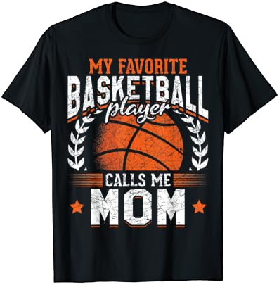 Баскетболно тениска Моят любим баскетболист ме Наричаш мама