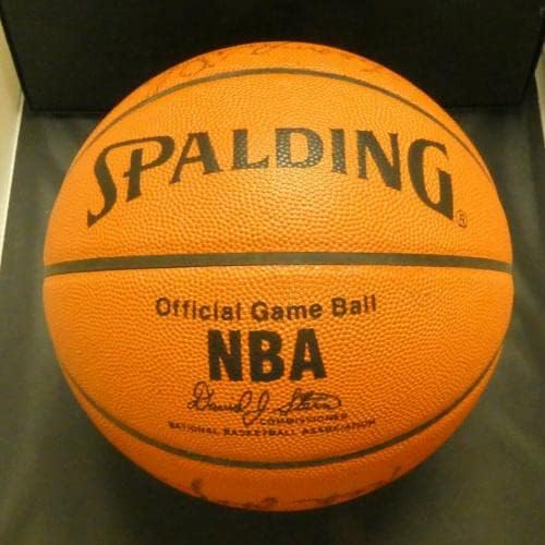 1991 Баскетболен клуб Ню Йорк подписа договор с HOF Induction Редом Хольцманом Нейтом Арчибальдом w/ JSA COA - Баскетболни топки с автографи