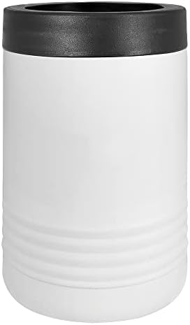 Охладител за консерви Polar Camel 4 в 1 от неръждаема стомана бял цвят на 12 унции - С двойни стени, вакуумна изолация или охладител за бутилки - С прахово покритие - Достъпн?