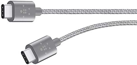 Сертифициран Belkin USB-If 6-Крак-Метален кабел за зареждане MIXIT от USB-C-USB-C (USB Type C)