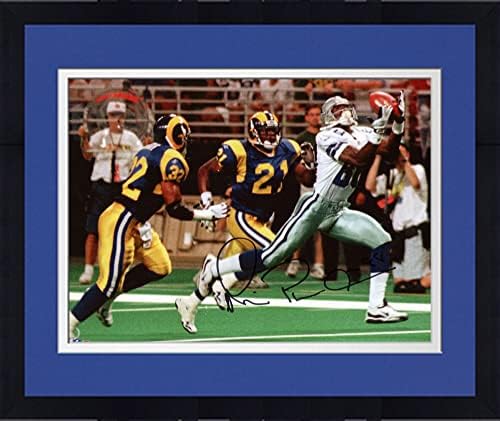 Снимка на Майкъл Ирвина Далас Ковбойз в рамка с автограф 8 x 10 против Сейнт Луис Рэмс - Снимки NFL с автограф