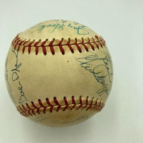 1962 Отборът на Ню Йорк Метс В Първия сезон Подписа договор с Националната купа бейзбол JSA COA - Бейзболни топки с автографи
