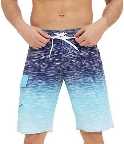 Мъжки Големи и Високи Топене, бързо съхнещи Плажни къси Панталони за Мъже, Бански костюми, Летни Модни Бански