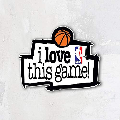 Баскетбол Аз обичам тази игра Спортен Слоган, Лого Vinyl Емблема Настройки на Стикер Стикер-Термоаппликация