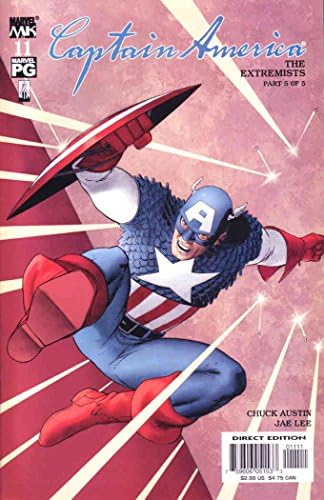 Капитан Америка (4-серия) 11 VF / NM; Комиксите на Marvel | Рицари Марвел Джей Лий
