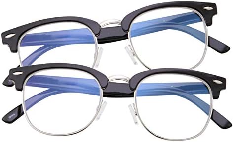 2 Опаковане на Насипни Многофокусных Полукадровых очила за четене на 3-Те Силови прогресивно с антирефлексно