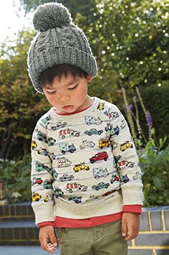 Памук Пуловер с дълги ръкави HUAER & Baby Boy кръгъл Отвор, Hoody от 2 до 7 години