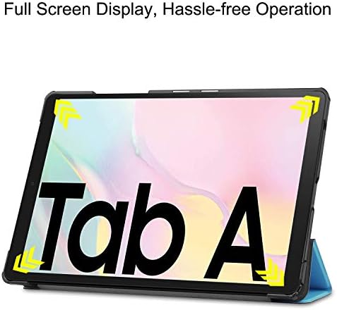 Omnpak Samsung Galaxy Tab A7 10,4-инчов калъф 2020 Лесен smart-калъф за таблет с противоударной трехстворчатой