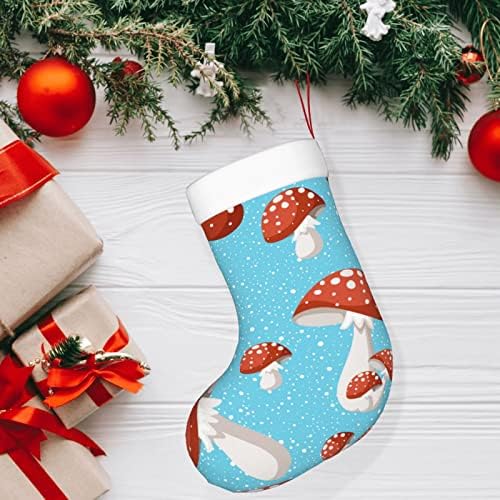 Коледни Чорапи с Гъби MOUNNO Манто Окачени Чорапи за Семейството, Коледни Чорапи, Празничен Сезон, декорация