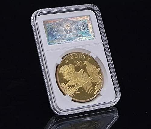 Позлатена Монета Американски Орел 2021 лимитирана серия Колекционерско издание с капачка Колекция Challenge