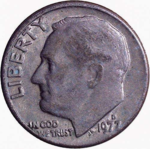 1977 D Рузвелт Десет цента 10 цента е Много Добре