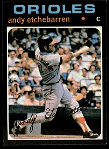 1971 Topps 501 Анди Этчебаррен Балтимор Ориълс (Бейзболна картичка) Ню Йорк / MT Orioles