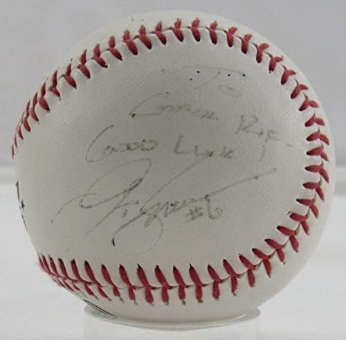 JT Snow Автограф с Автограф Rawlings Baseball B106 - Бейзболни Топки С Автографи