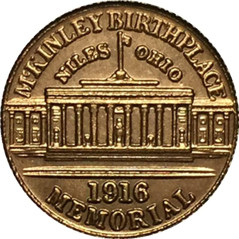 1916 Американски Възпоменателни монети Производство на Монети от Мед Антични Монети Чуждестранни Възпоменателни