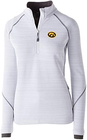 Дамски яке-пуловер с отклонение от нормата Ouray Sportswear NCAA Washington Huskies, 2X, Бял