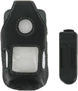 Безжични решения 5 Опаковки Кожен калъф с клипс за колан за Sony Ericsson Z710, W710 (черен)