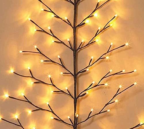 Коледно дърво със светлини Ten Waterloo на стената - Вътрешна / Външна Led 4-Подножието осветление - Топло Бяла