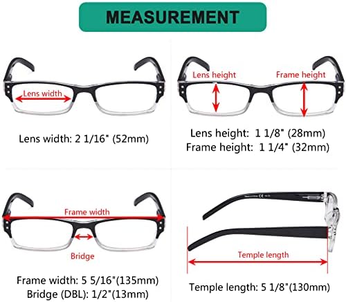 Eyekepper Спестете 10% на 5 опаковки класически очила за четене за мъже и 4 опаковки двухцветных ридеров +2,50