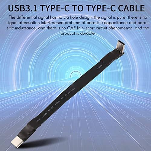 Bruafsir USB 3.1 Type C-удължителен кабел Type C Адаптер спк стартира строителни FPV Лента Плосък кабел USB