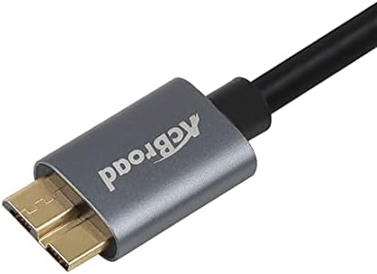 [2] Кабел къса дължина (20 см), от USB-C до Micro USB 3.0, кабел от тип C от щепсела до Micro USB 3.0, смяна