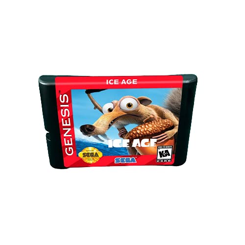 Игри касета Aditi Ice Age 1 - 16 бита MD конзола За MegaDrive Genesis (калъф за САЩ и ЕС)