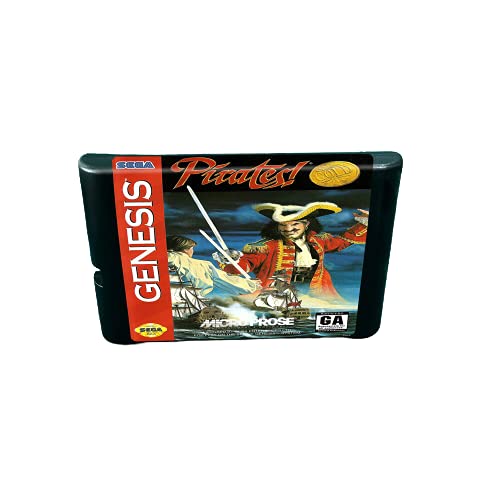 Aditi Pirates Gold - 16-битов игри касета MD конзола За MegaDrive Genesis (японски корпус)