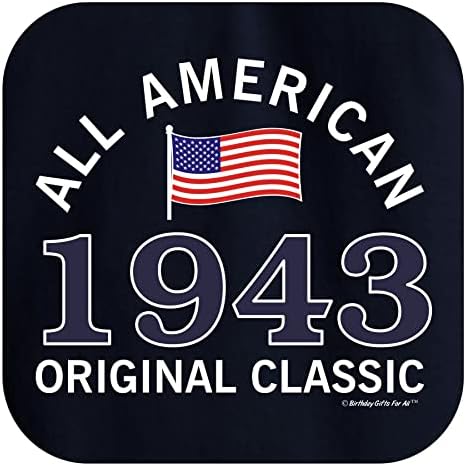 Подаръци за Рожден Ден, За Всички Риза на 80-ия Рожден Ден на 1943 All American Classic Premium Crewneck Sweatshirt