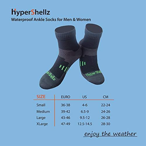 Водоустойчив чорапи HyperShellz за Мъже и Жени с Дължина до Глезена