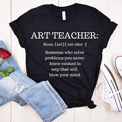 Забавна Тениска с Определението на Учител по Рисуване, Подарък За Екипи от Учители за Рисуване Художници, Благодарственный