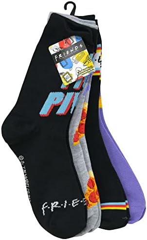 Чорапи Унисекс за възрастни от 4 опаковки Friends Pivot Crew Socks