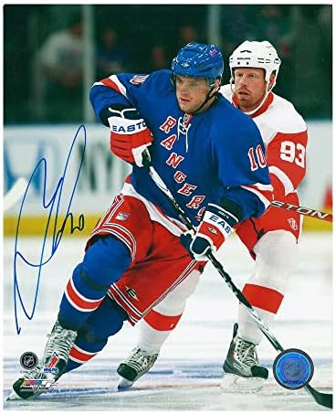 МАРИАН ГАБОРИК Подписа снимка на Ню Йорк Рейнджърс 16 x 20 - 79146 - Снимки на НХЛ с автограф