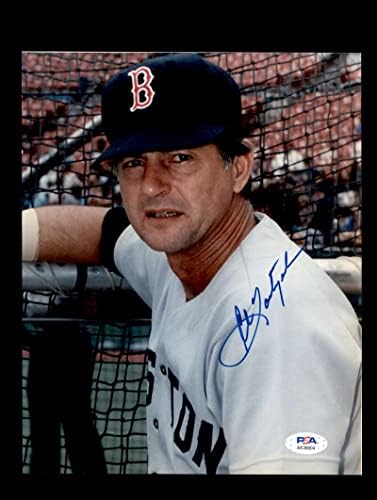 Карл Ястржемски PSA ДНК С Подпис 8x10 Снимка с Автограф Red Sox