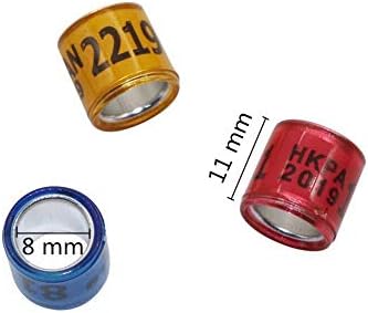 Произведено по поръчка пръстен за голубиной лапи на купувача Zboro 2020 + Код на държавата + номер, 10 цвята За избор, Пръстен за клетка за крака-55865