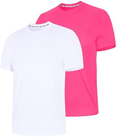 Спортни ризи Zengjo за Мъже, бързо съхнещи Мъжки Спортни Ризи за Бягане С Къс Ръкав, Лека Тениска за Фитнес