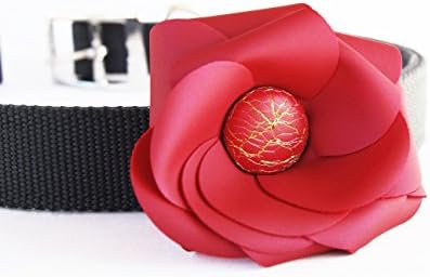 Погладь ме с любов Цвете аксесоар Bloom Collar - Един размер – Червен (Red S11)