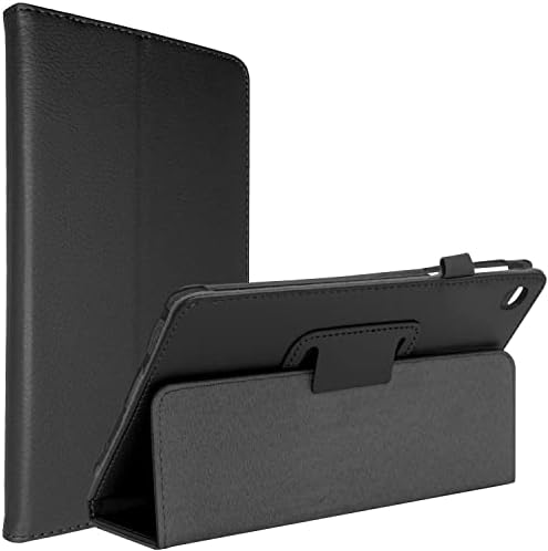 Калъф Galaxy Tab A7 Lite 2021, Калъф от изкуствена кожа с функция за автоматично преминаване в режим на сън и стойка за таблет, Защитен калъф за Samsung Galaxy Tab A7 Lite SM-T220/T225 8,7 см, Чер?