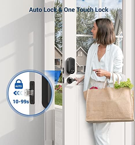 Система за заключване на вратите Veise с пръстови отпечатъци и 2-рычажными дръжки - Система за заключване на