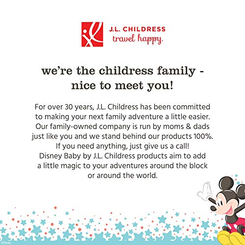 J. L. Childress Пътен тава Disney Baby by 3 в 1 и стойка за iPad, Поднос в скута си, автокресле за бебета и