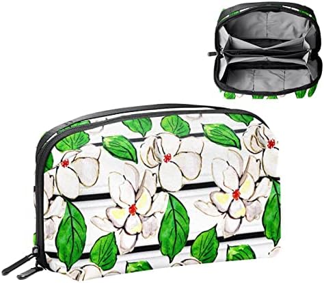 Косметичка с флорални растение Слънчоглед за чантата за Преносим пътен органайзер за тоалетни принадлежности косметичка
