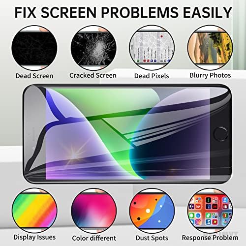 за iPhone Plus 6S Подмяна на екрана с бутон Home 5,5 Черно 3D LCD Сензорен дисплей, Дигитайзер, Инструменти