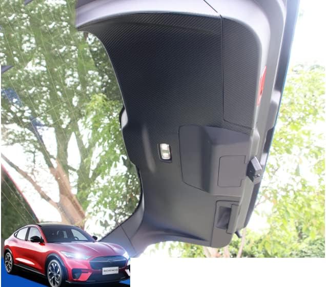 Висококачествена Предпазна Подложка за гърба на вратата на Багажника от Въглеродни Влакна, Кожена Стикер за