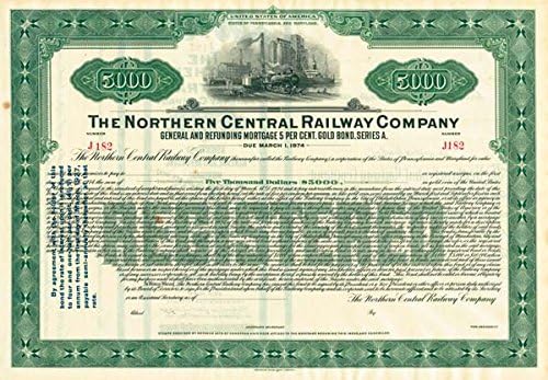 Northern Central Railway - Bond
